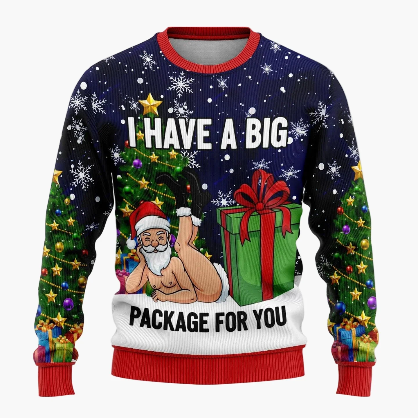 Pull de Noël Humour Homme – Pull Moche Santa Rigolo Fêtes et Soirées - Image 8