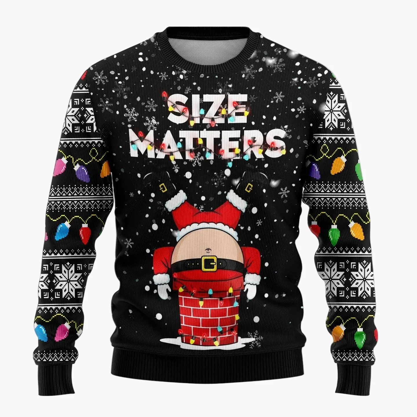 Pull de Noël Humour Homme – Pull Moche Santa Rigolo Fêtes et Soirées - Image 9