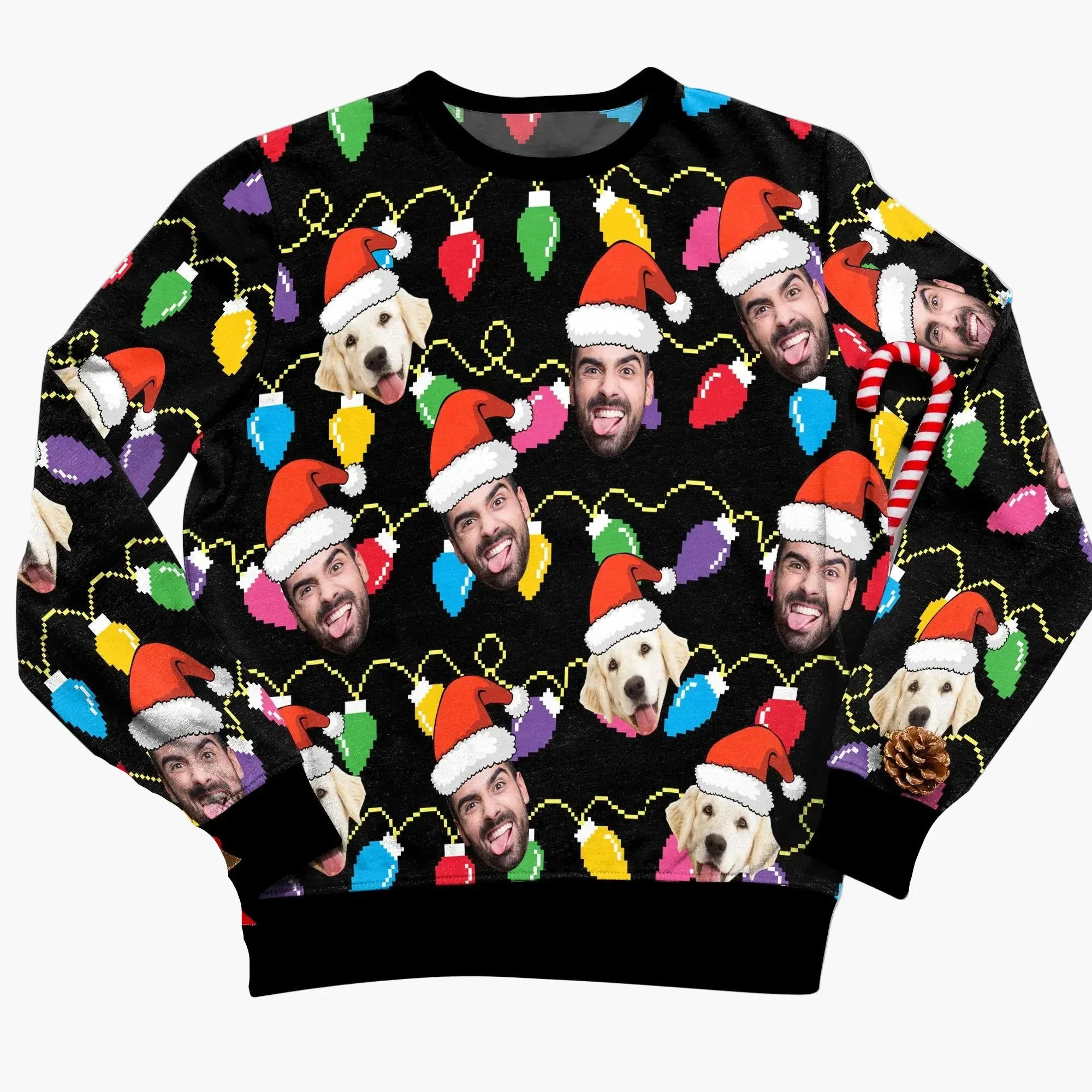 Pull de Noël unisexe personnalisé style festif – Idéal pour fêtes et cadeaux - Image 10