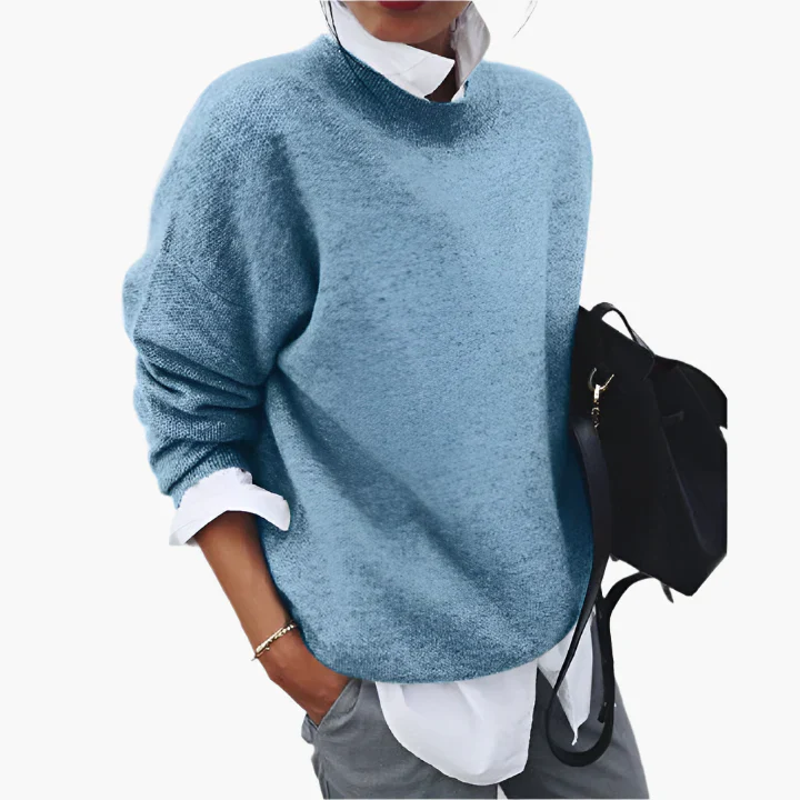Pull-over femme style décontracté chic pour l'automne et l'hiver - Image 2