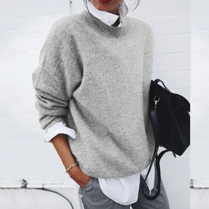 Pull-over femme style décontracté chic pour l'automne et l'hiver - Image 4