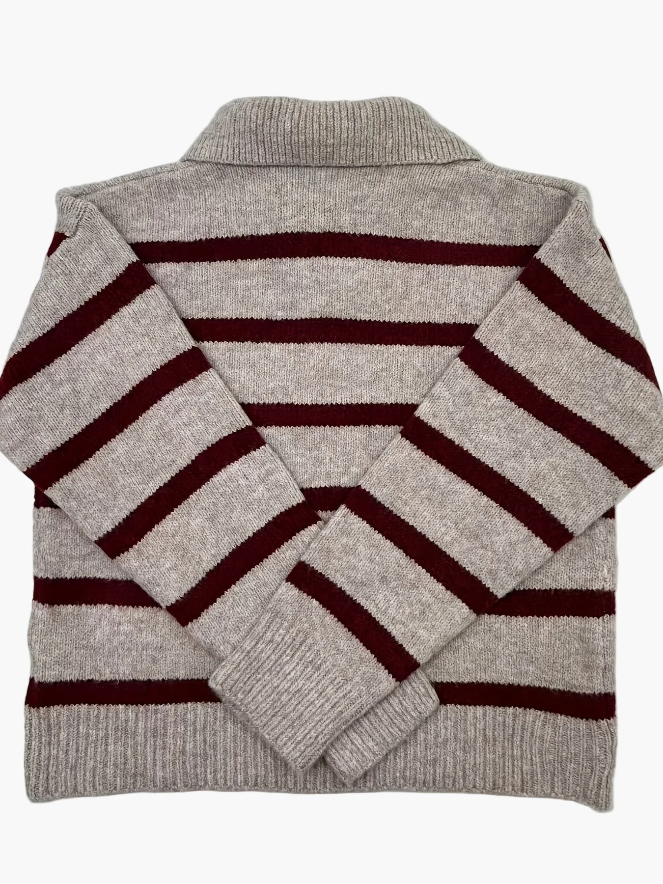 Pull-over femme style élégant à rayures larges pour automne-hiver - Image 4