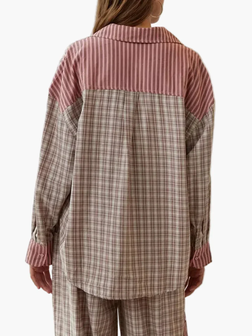 Pyjama Décontracté Deux Pièces Femme Style Tendance Maison et Nuit - Image 7