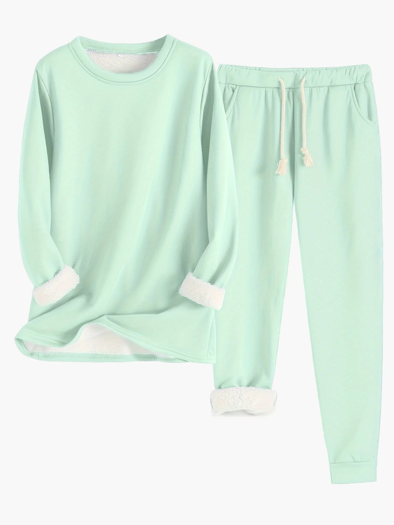 Pyjama Femme Ensemble Deux Pièces Style Décontracté Pour Détente et Maison - Image 10