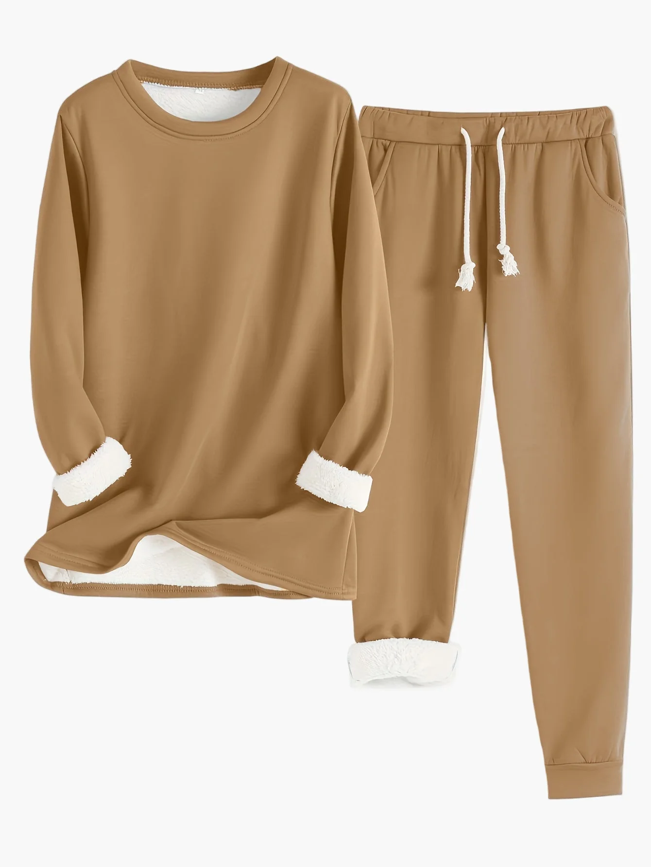 Pyjama Femme Ensemble Deux Pièces Style Décontracté Pour Détente et Maison - Image 11