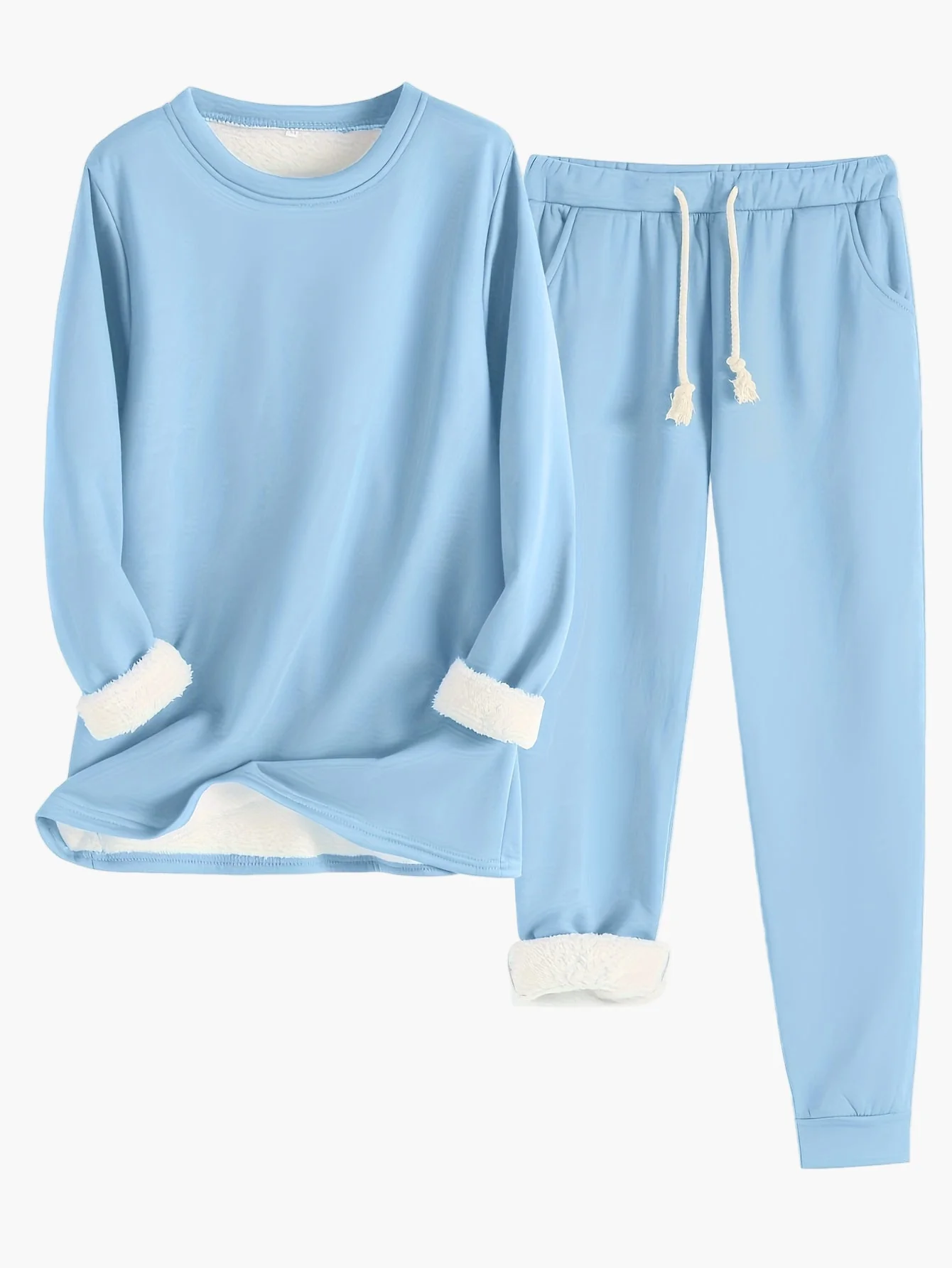 Pyjama Femme Ensemble Deux Pièces Style Décontracté Pour Détente et Maison - Image 12