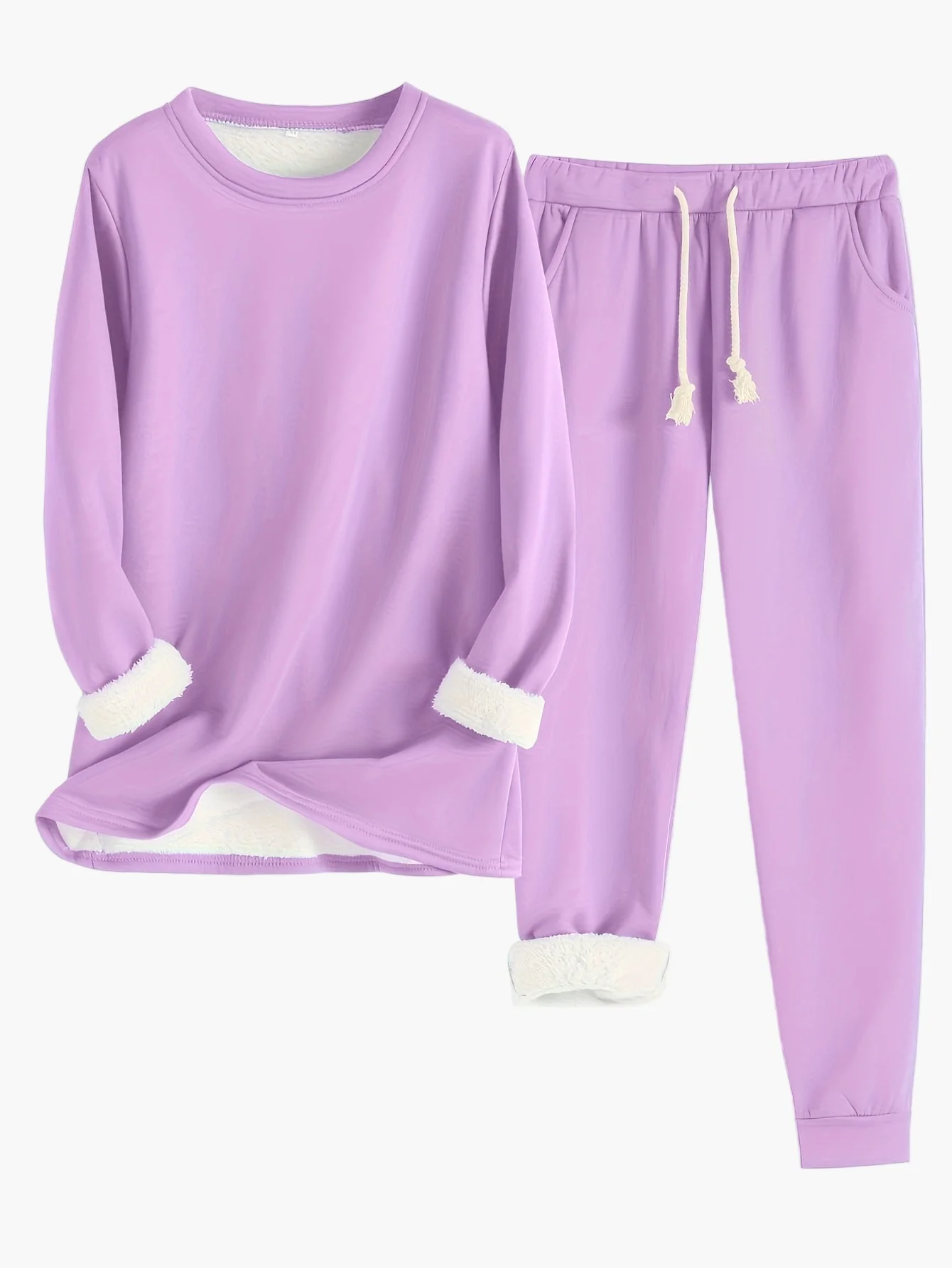 Pyjama Femme Ensemble Deux Pièces Style Décontracté Pour Détente et Maison - Image 13