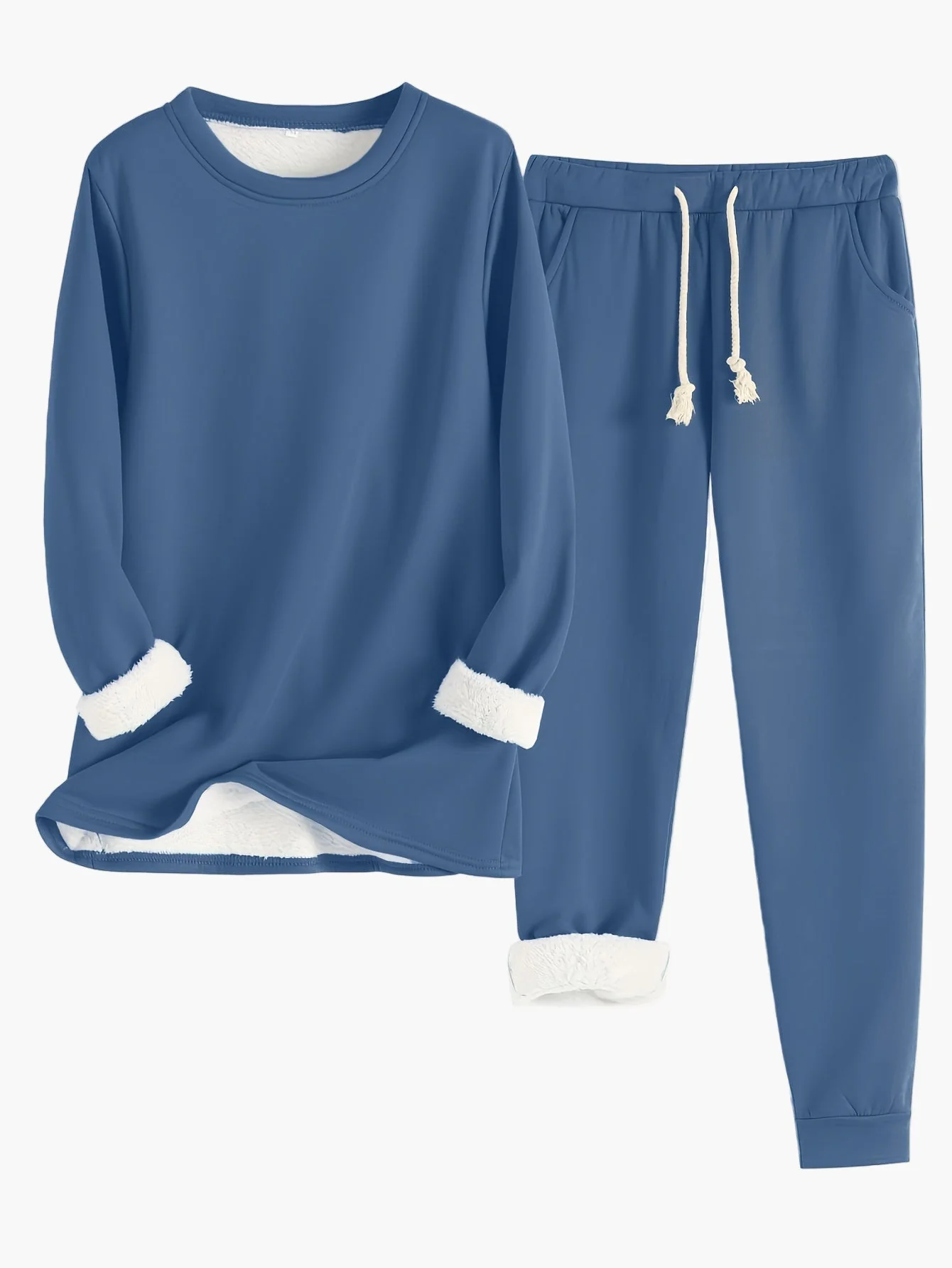 Pyjama Femme Ensemble Deux Pièces Style Décontracté Pour Détente et Maison - Image 14