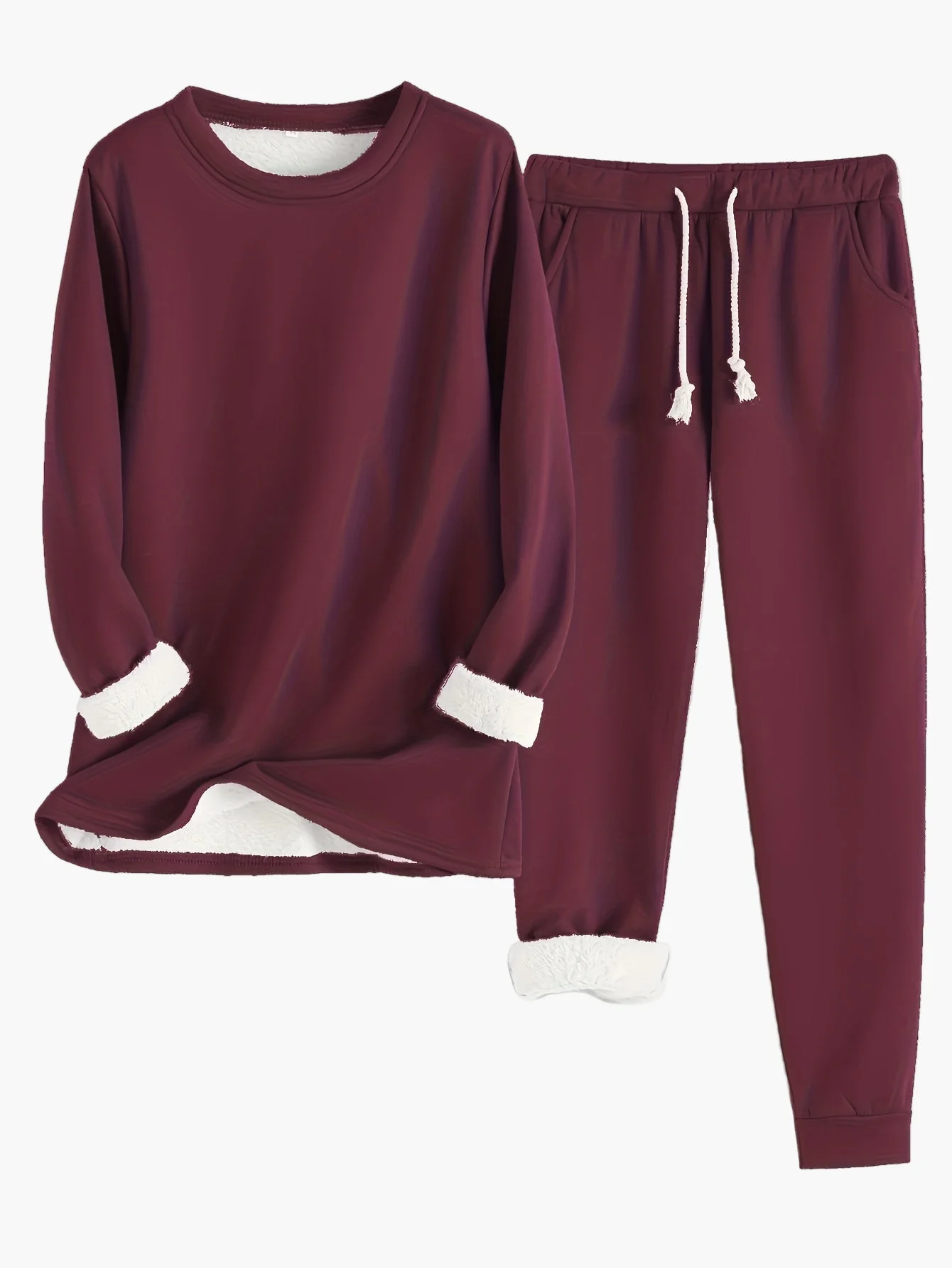 Pyjama Femme Ensemble Deux Pièces Style Décontracté Pour Détente et Maison - Image 2