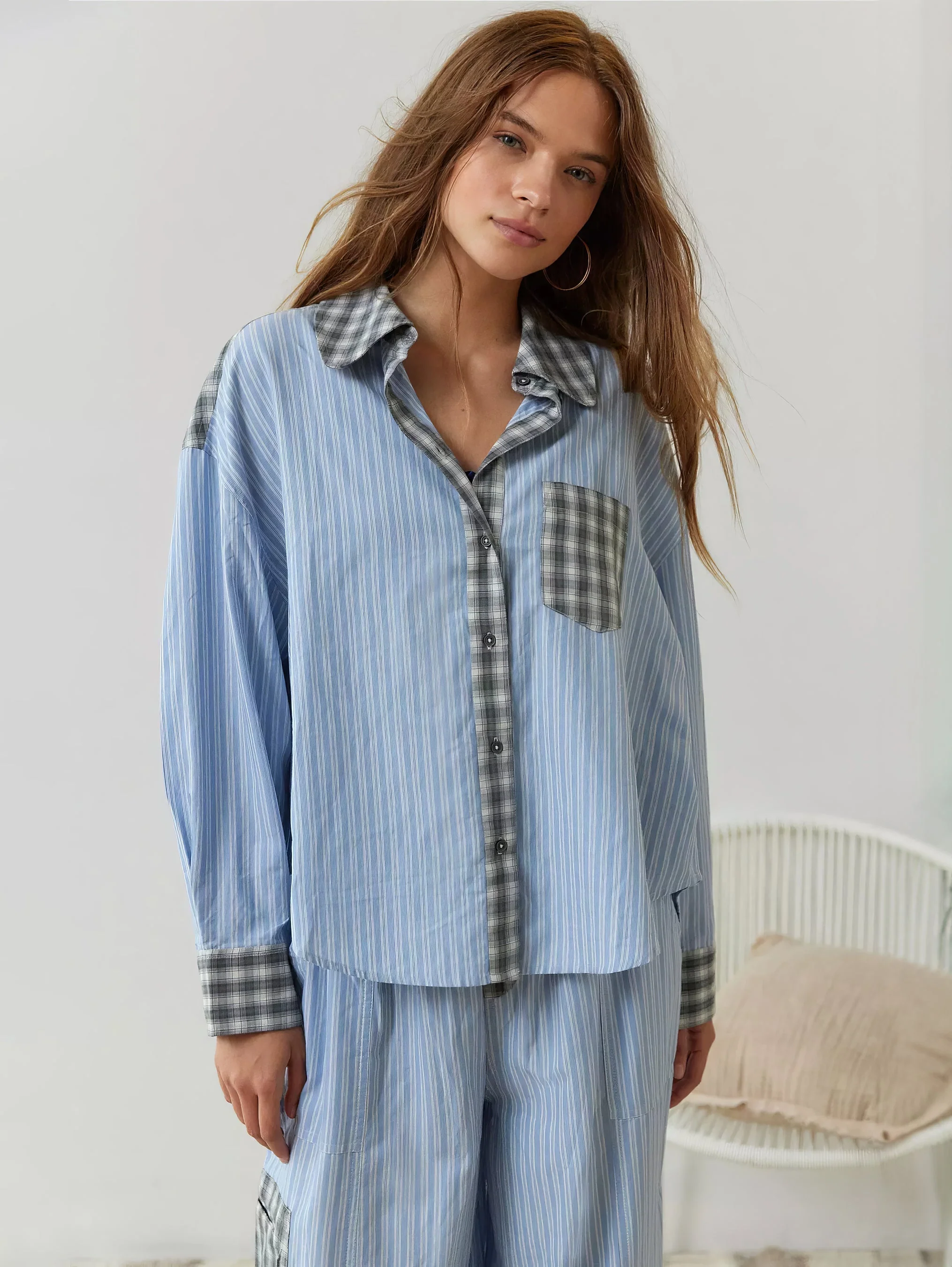 Pyjama-Set élégant pour femme, style décontracté, idéal pour des nuits relaxantes - Image 3