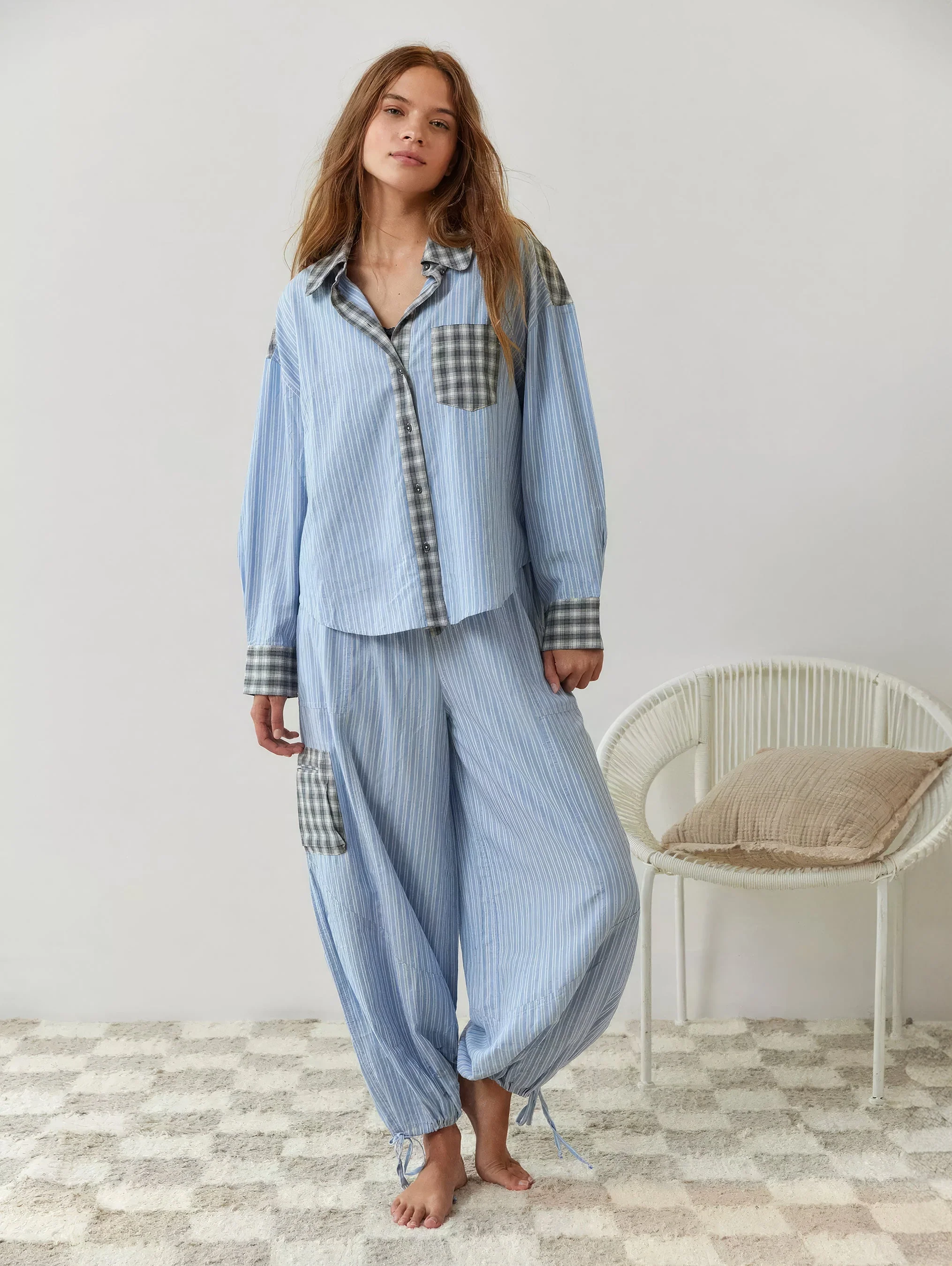 Pyjama-Set élégant pour femme, style décontracté, idéal pour des nuits relaxantes - Image 6