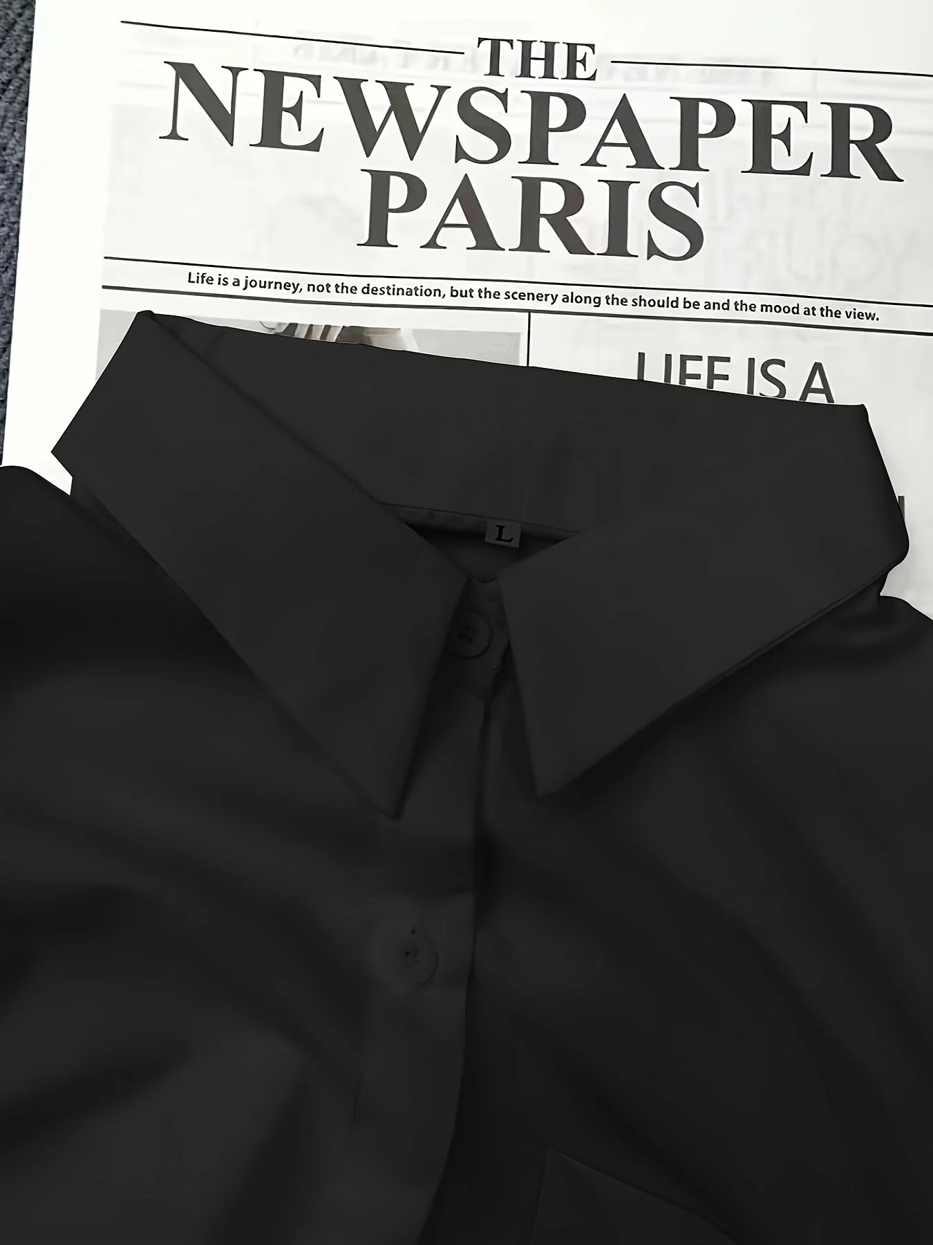 Robe chemise longue style décontracté pour femme, idéale printemps-été - Image 8