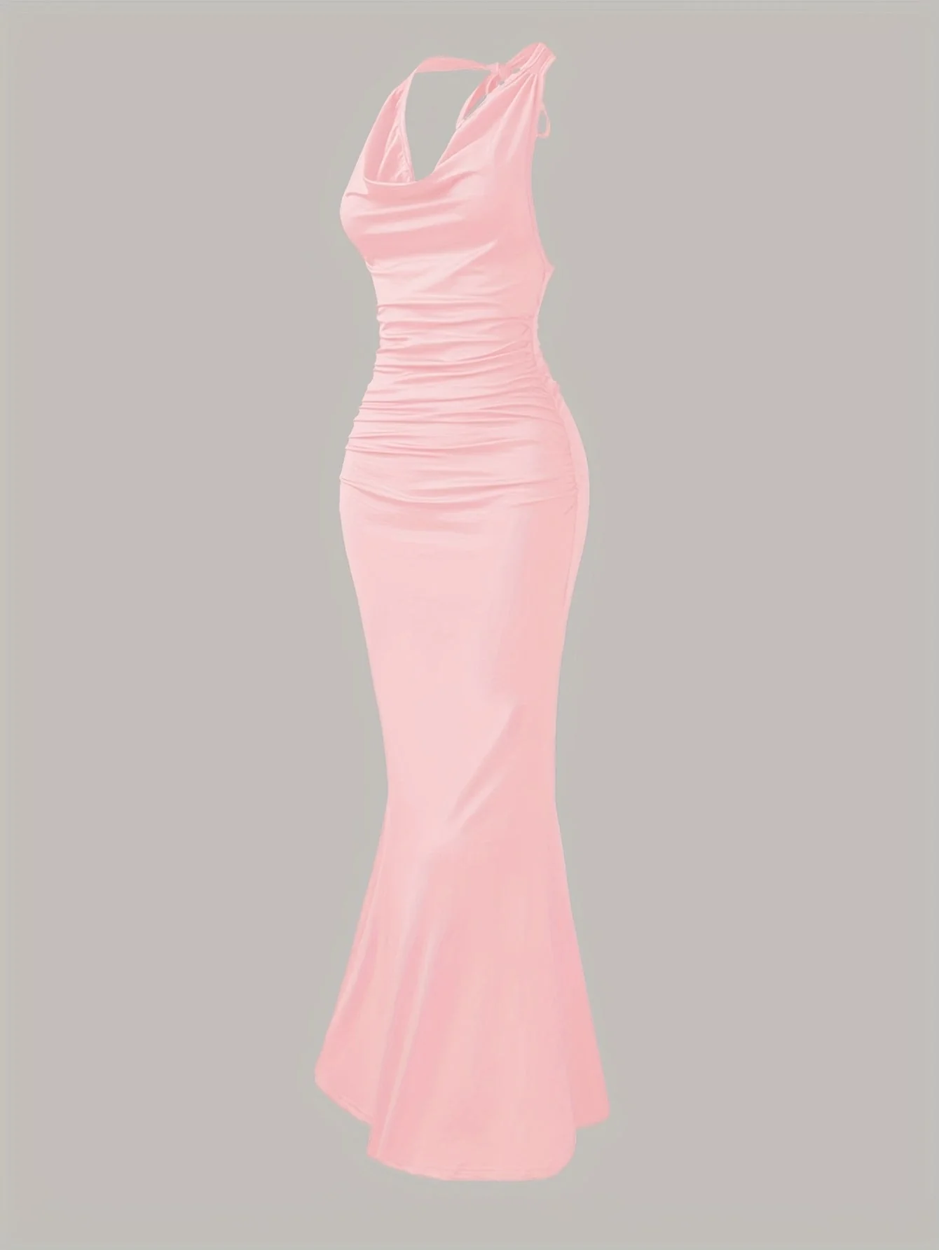 Robe de soirée sirène dos nu femme élégante style bal - Image 7