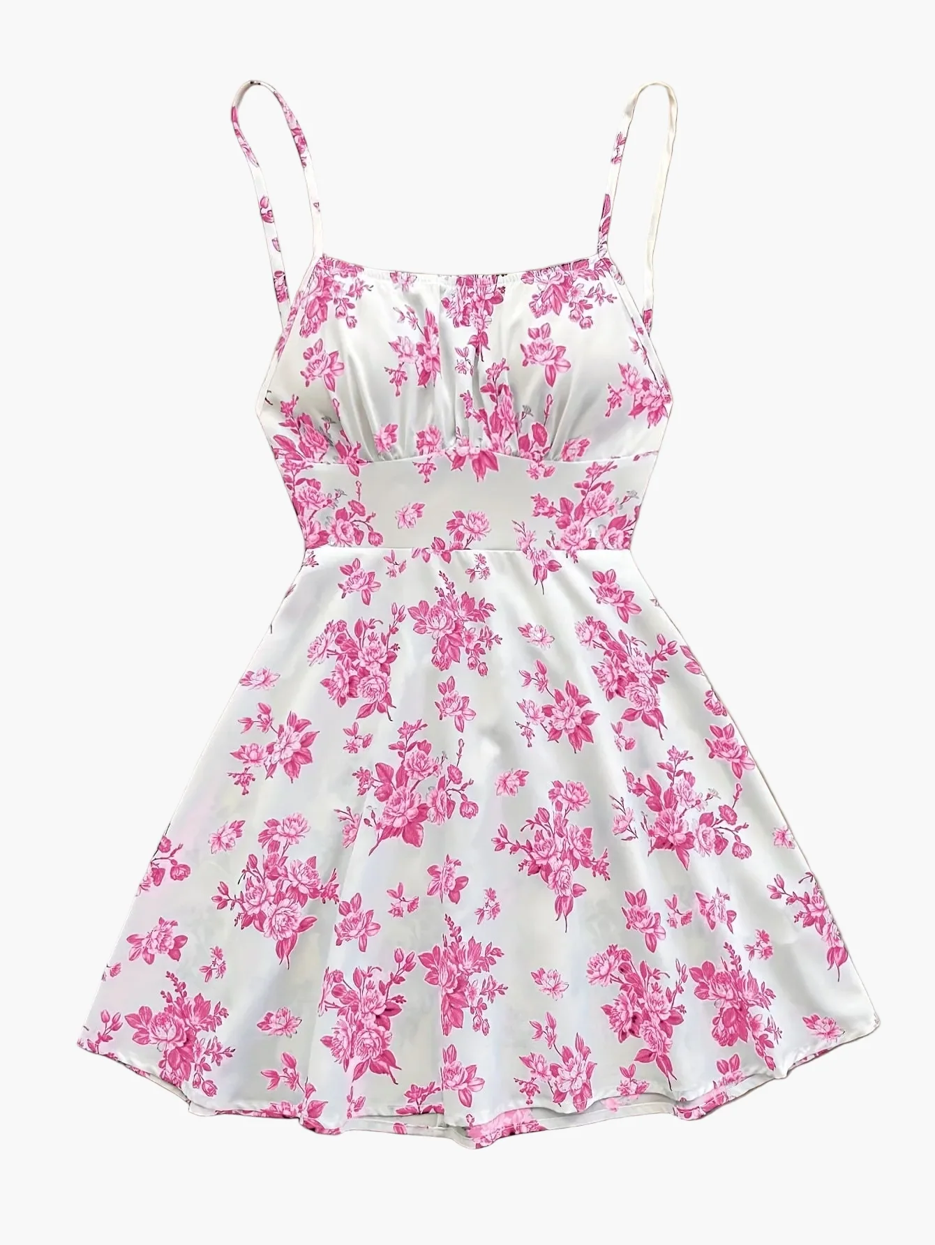 Robe d'été féminine style élégant à fleurs, coupe trapèze, usage quotidien ou occasion spéciale - Image 11