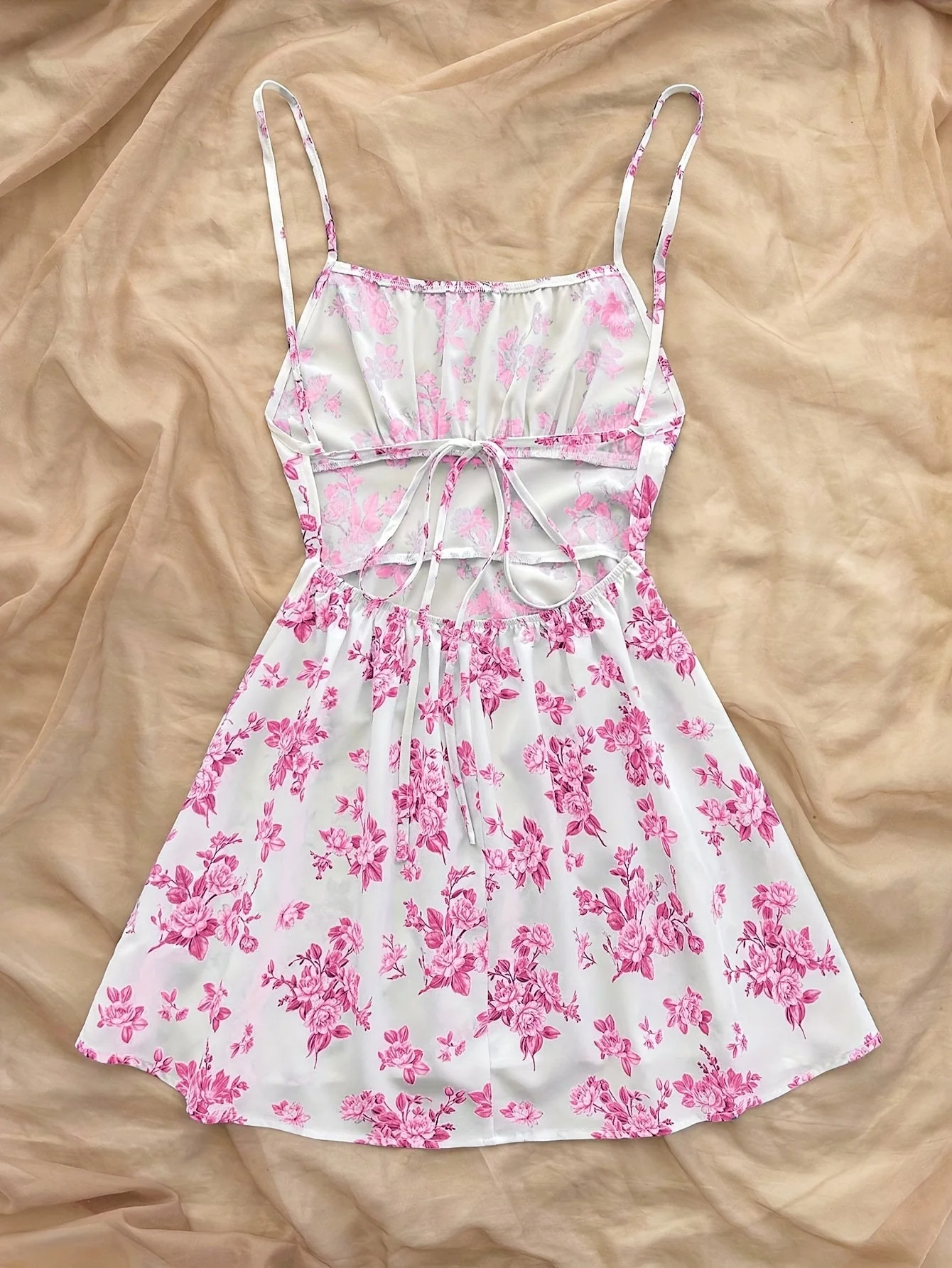 Robe d'été féminine style élégant à fleurs, coupe trapèze, usage quotidien ou occasion spéciale - Image 4