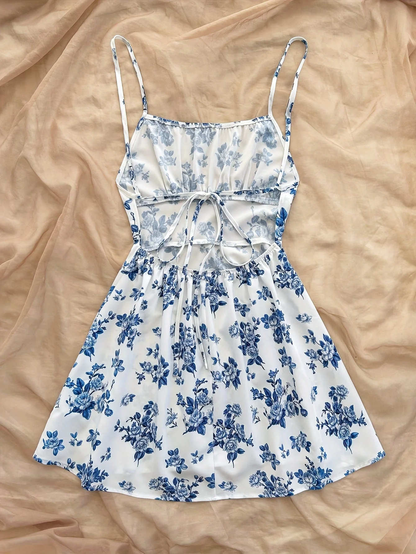 Robe d'été féminine style élégant à fleurs, coupe trapèze, usage quotidien ou occasion spéciale - Image 5