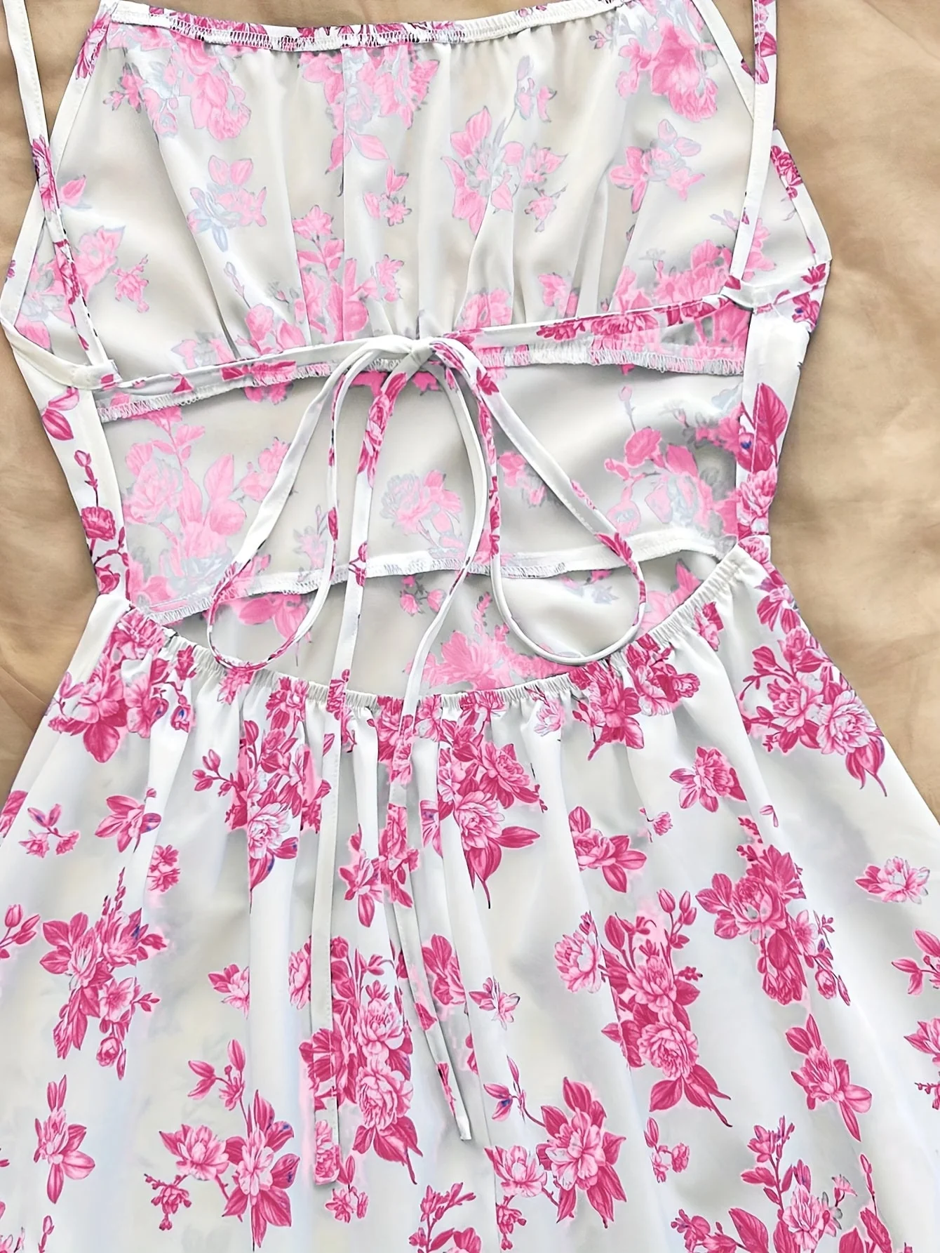 Robe d'été féminine style élégant à fleurs, coupe trapèze, usage quotidien ou occasion spéciale - Image 9