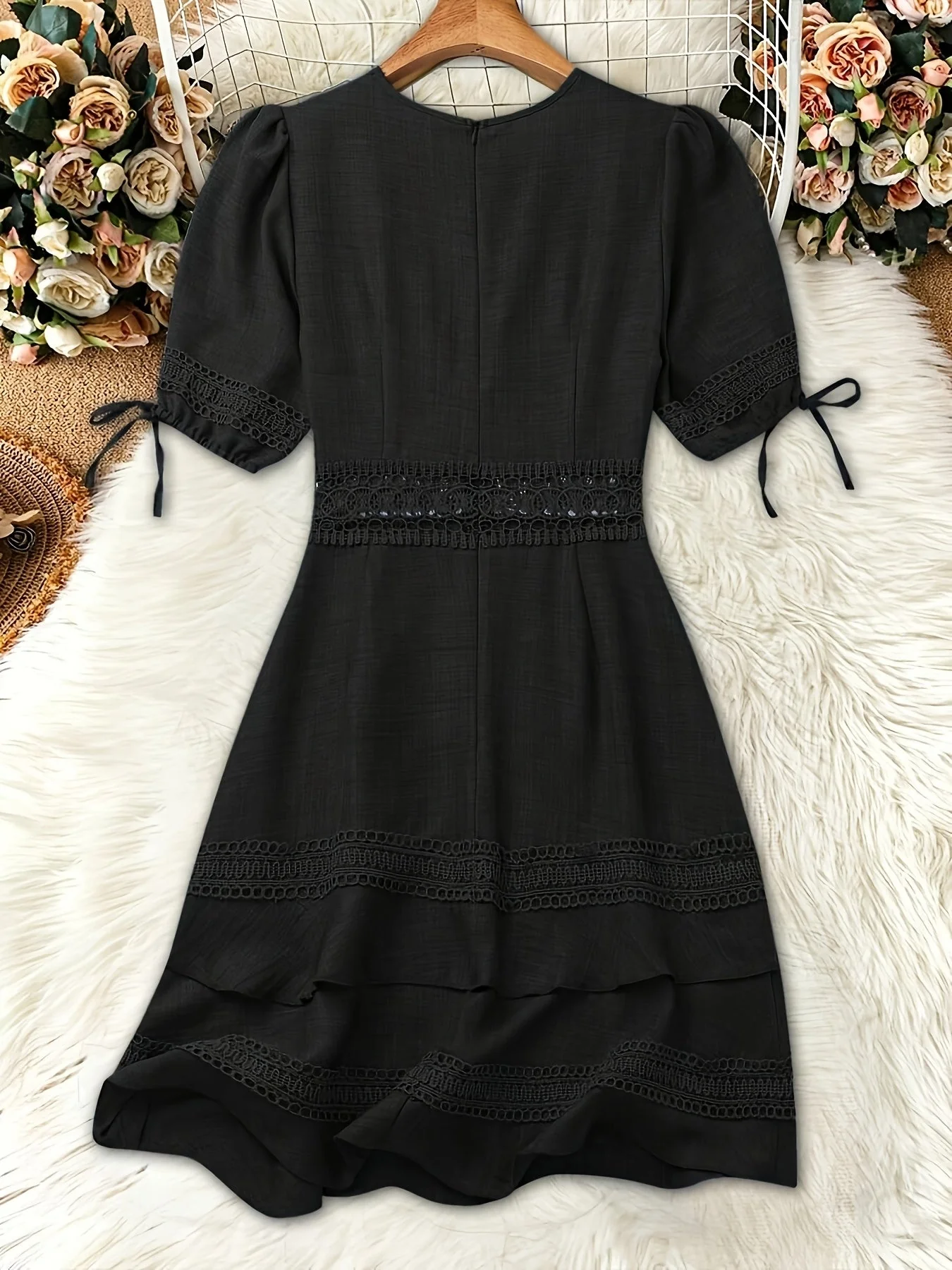Robe Femme Élégante Style Bohème à Volants pour Printemps et Été - Image 4