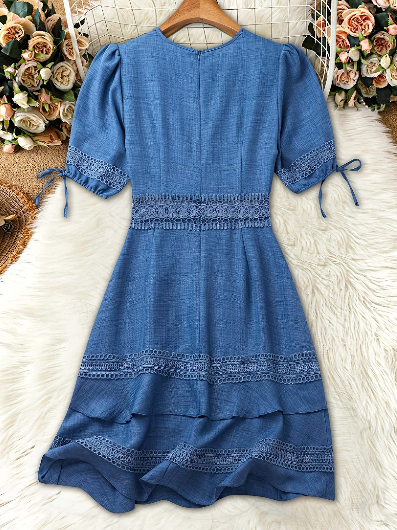 Robe Femme Élégante Style Bohème à Volants pour Printemps et Été - Image 5