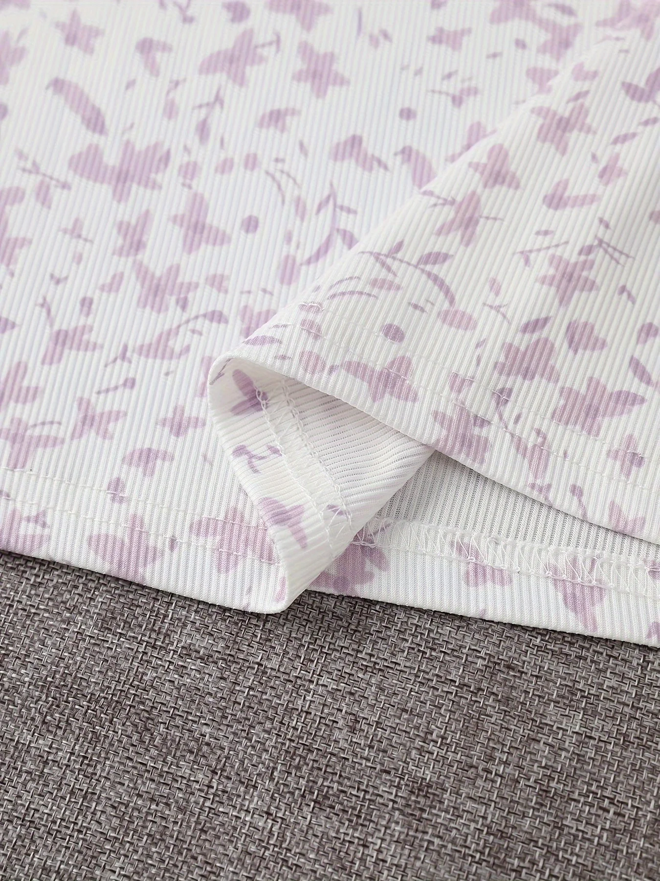Robe fleurie élégante avec boléro noué pour femme, tenue chic de printemps et été - Image 8