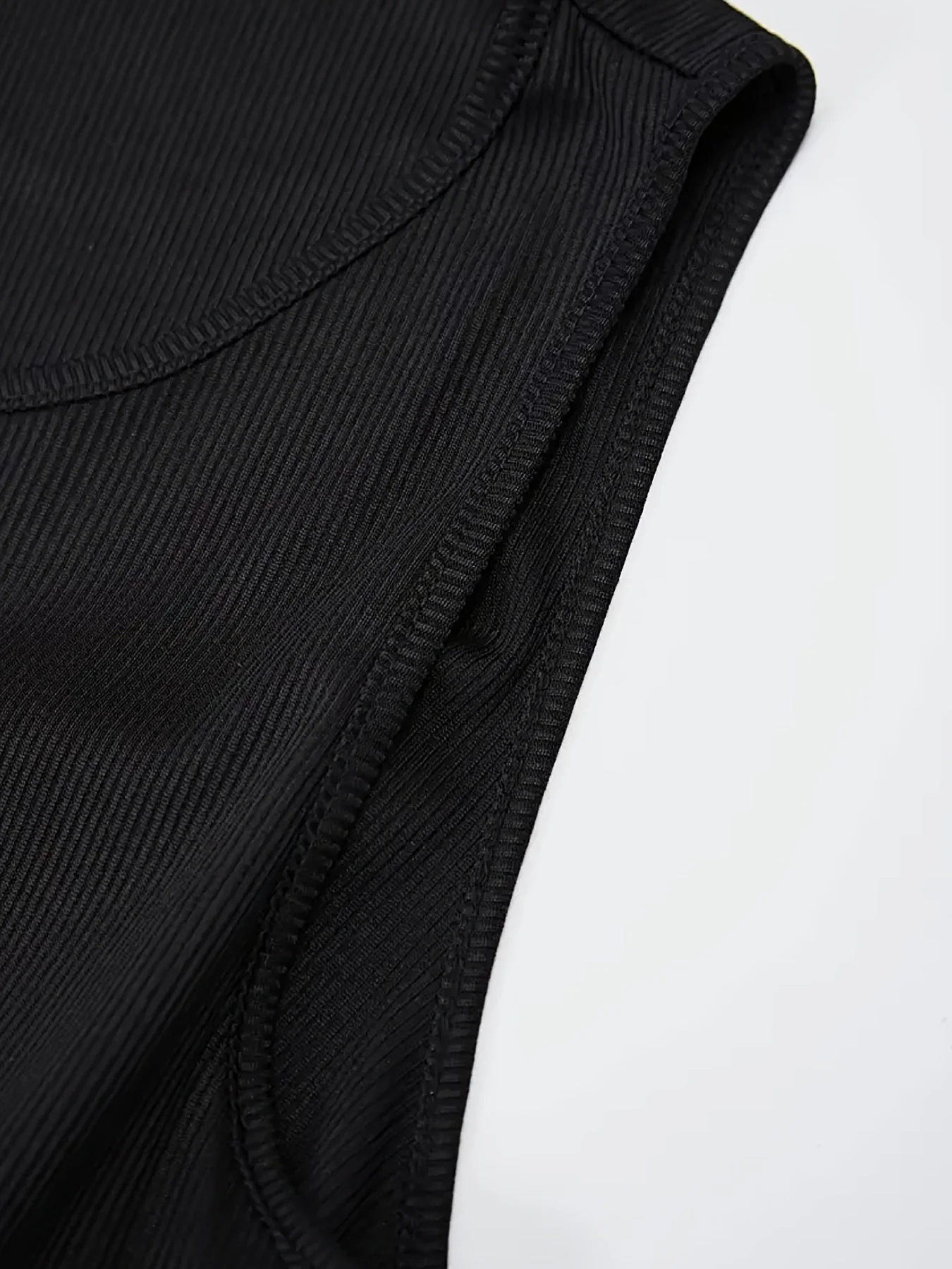 Robe longue élégante sans manches avec ceinture pour femme - style bal chic - Image 5