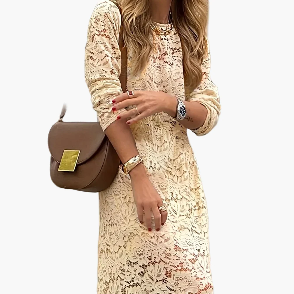 Robe Longue Femme Élégante Motif Floral Style Urbain - Image 8
