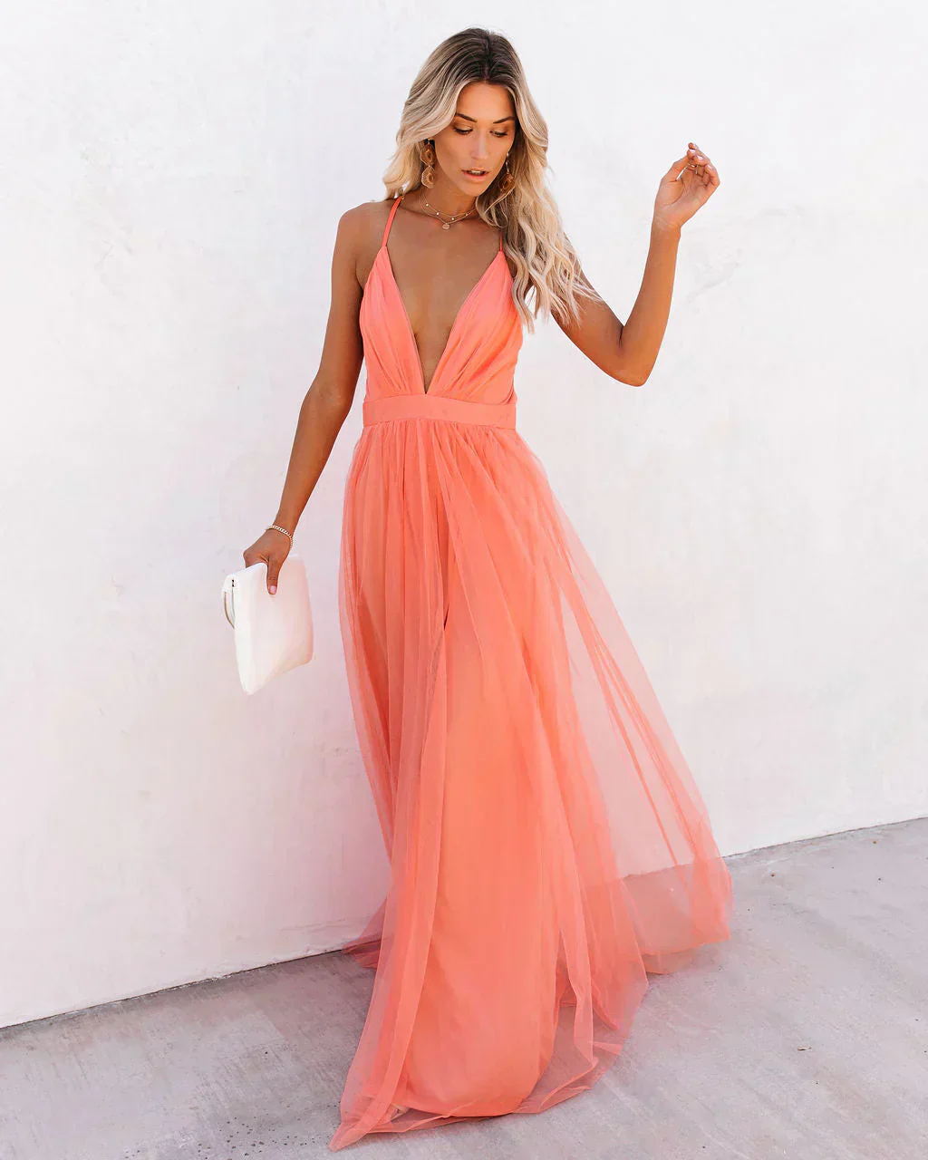 Robe longue fluide femme style soirée élégante et estivale - Image 5
