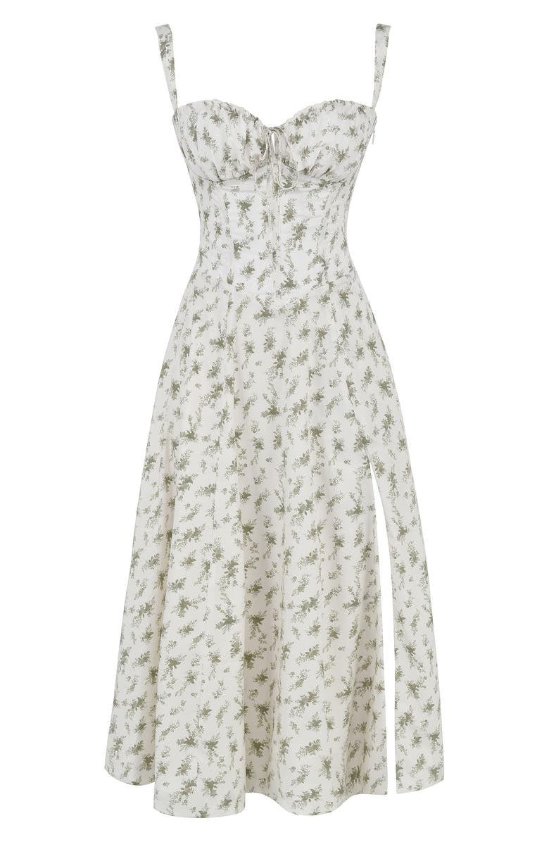 Robe Midi Corset Femme – Élégance Florale et Style Romantique pour Occasions Spéciales - Image 18