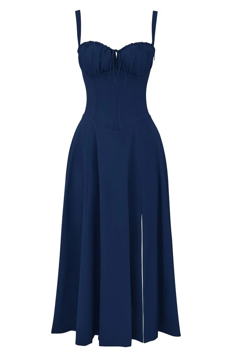 Robe Midi Corset Femme – Élégance Florale et Style Romantique pour Occasions Spéciales - Image 20