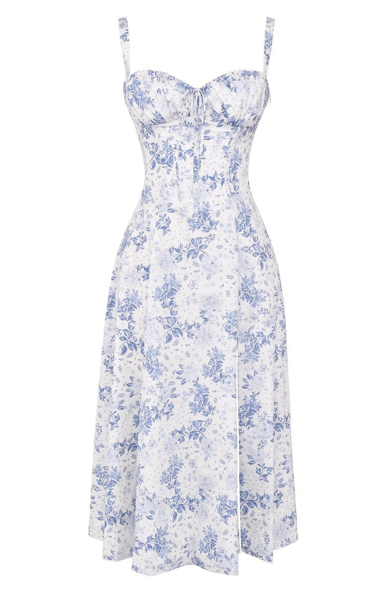 Robe Midi Corset Femme – Élégance Florale et Style Romantique pour Occasions Spéciales - Image 22