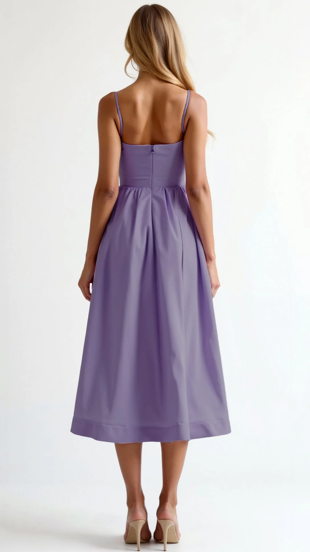 Robe midi fluide femme style élégant pour occasions spéciales ou été - Image 10