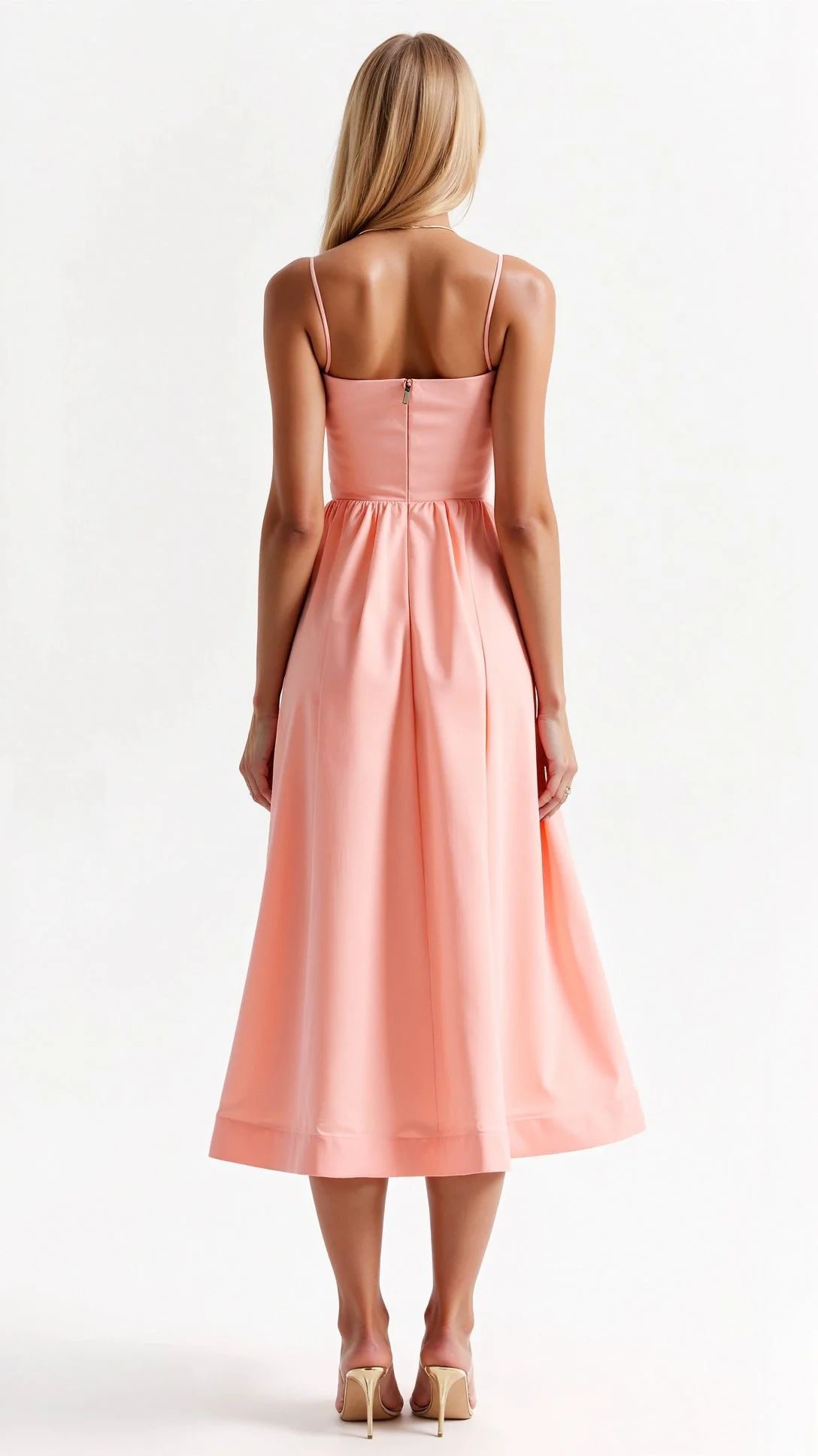 Robe midi fluide femme style élégant pour occasions spéciales ou été - Image 5