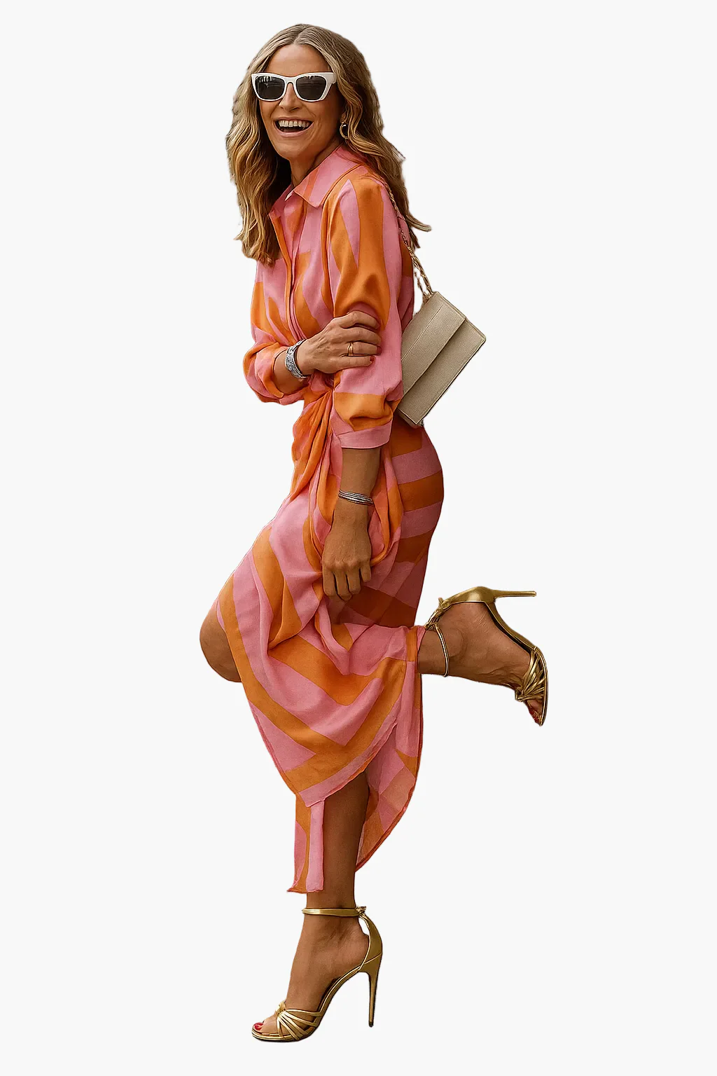 Robe portefeuille élégante pour femme style moderne idéale pour bureau ou sortie - Image 2