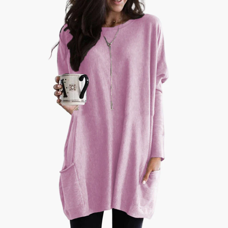 Robe pull longue décontractée pour femme – style ample et confortable, idéal pour l’automne et l’hiver - Image 5