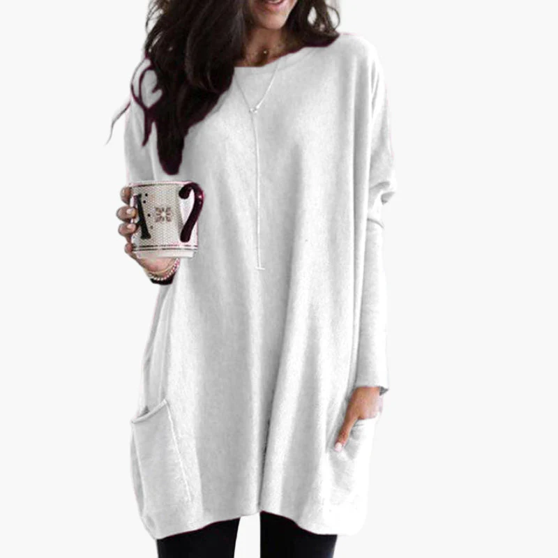Robe pull longue décontractée pour femme – style ample et confortable, idéal pour l’automne et l’hiver - Image 7