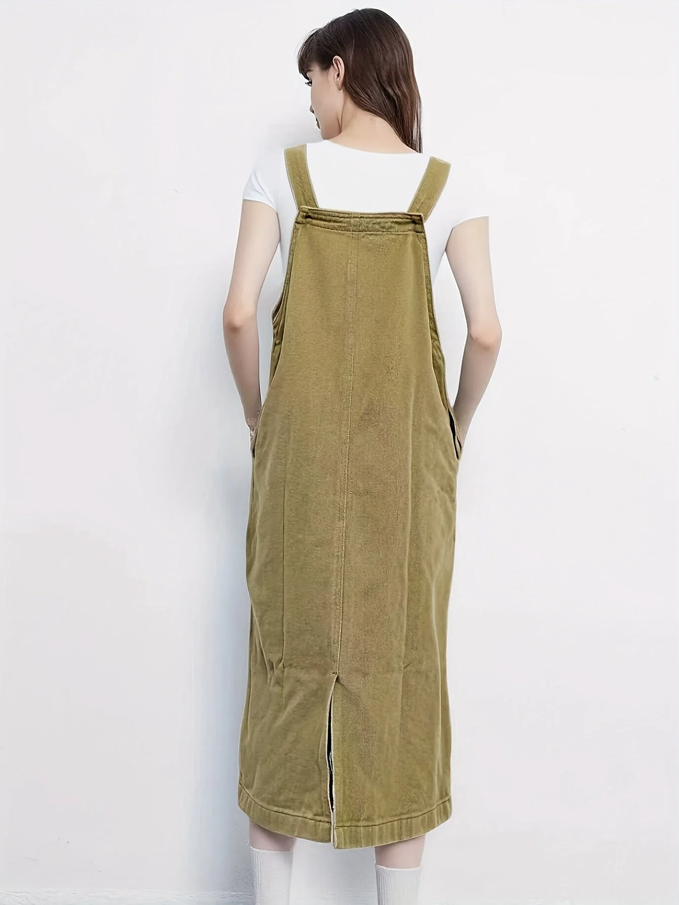 Robe Salopette Décontractée Femme Style Moderne pour Usage Quotidien - Image 10