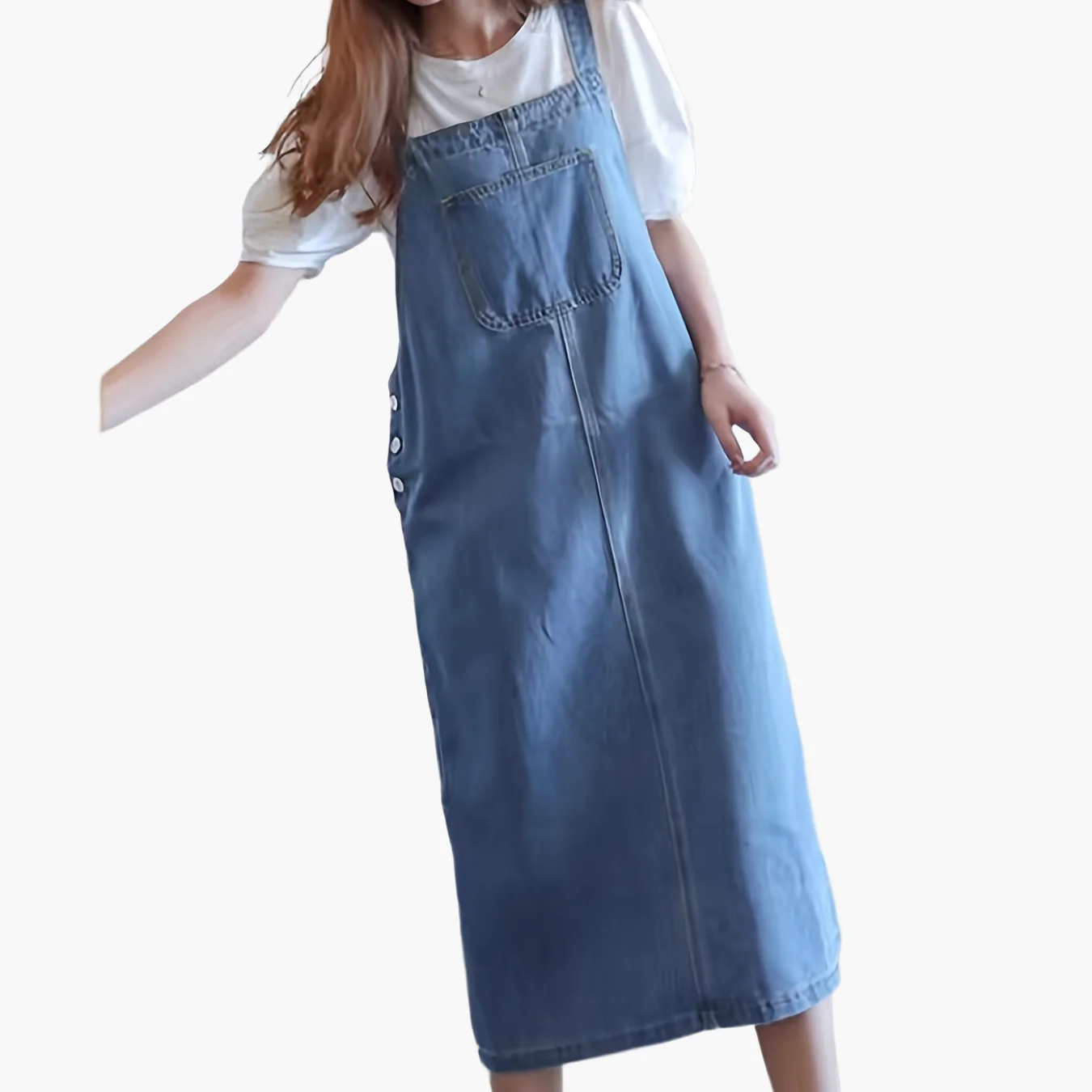 Robe Salopette Décontractée Femme Style Moderne pour Usage Quotidien - Image 12