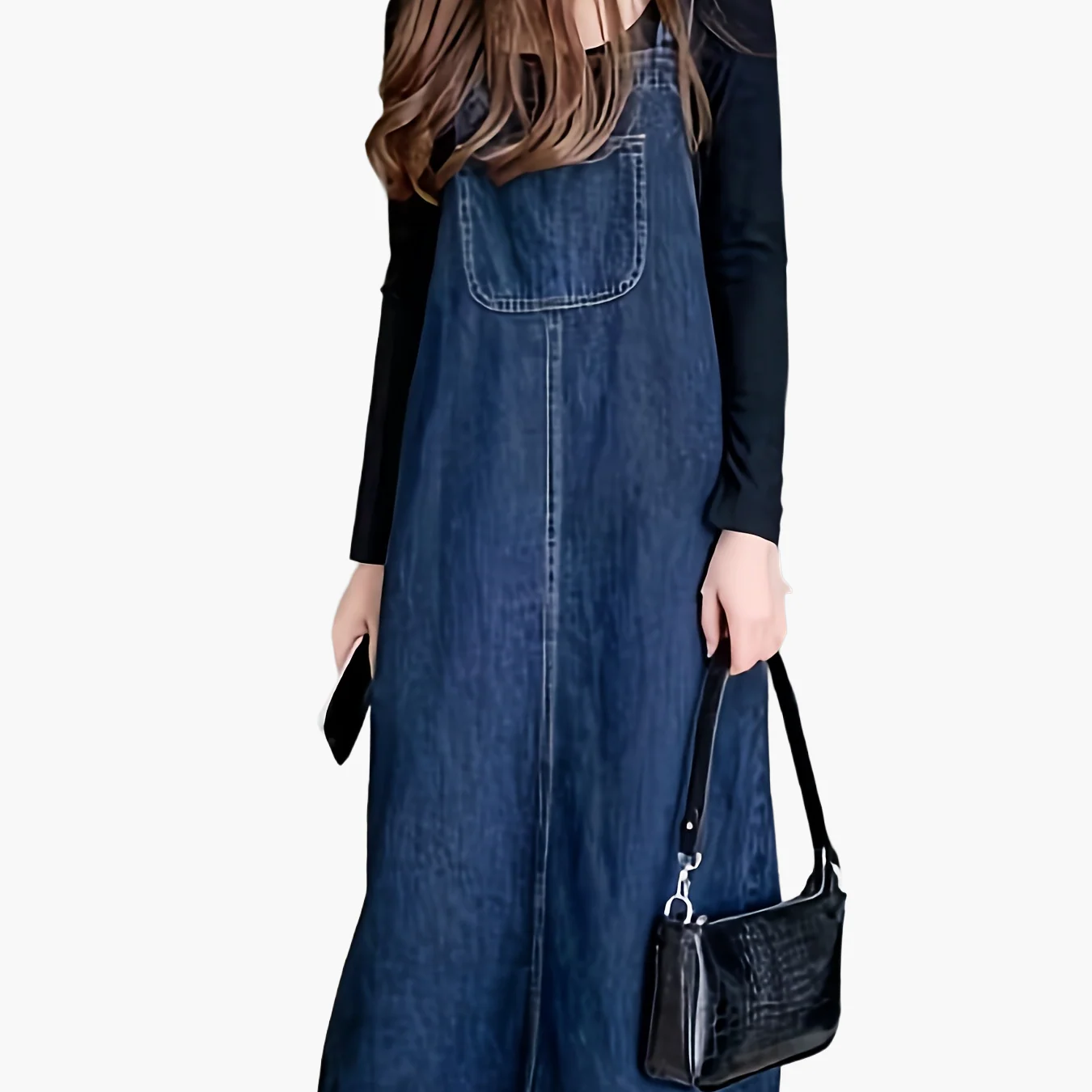 Robe Salopette Décontractée Femme Style Moderne pour Usage Quotidien - Image 13