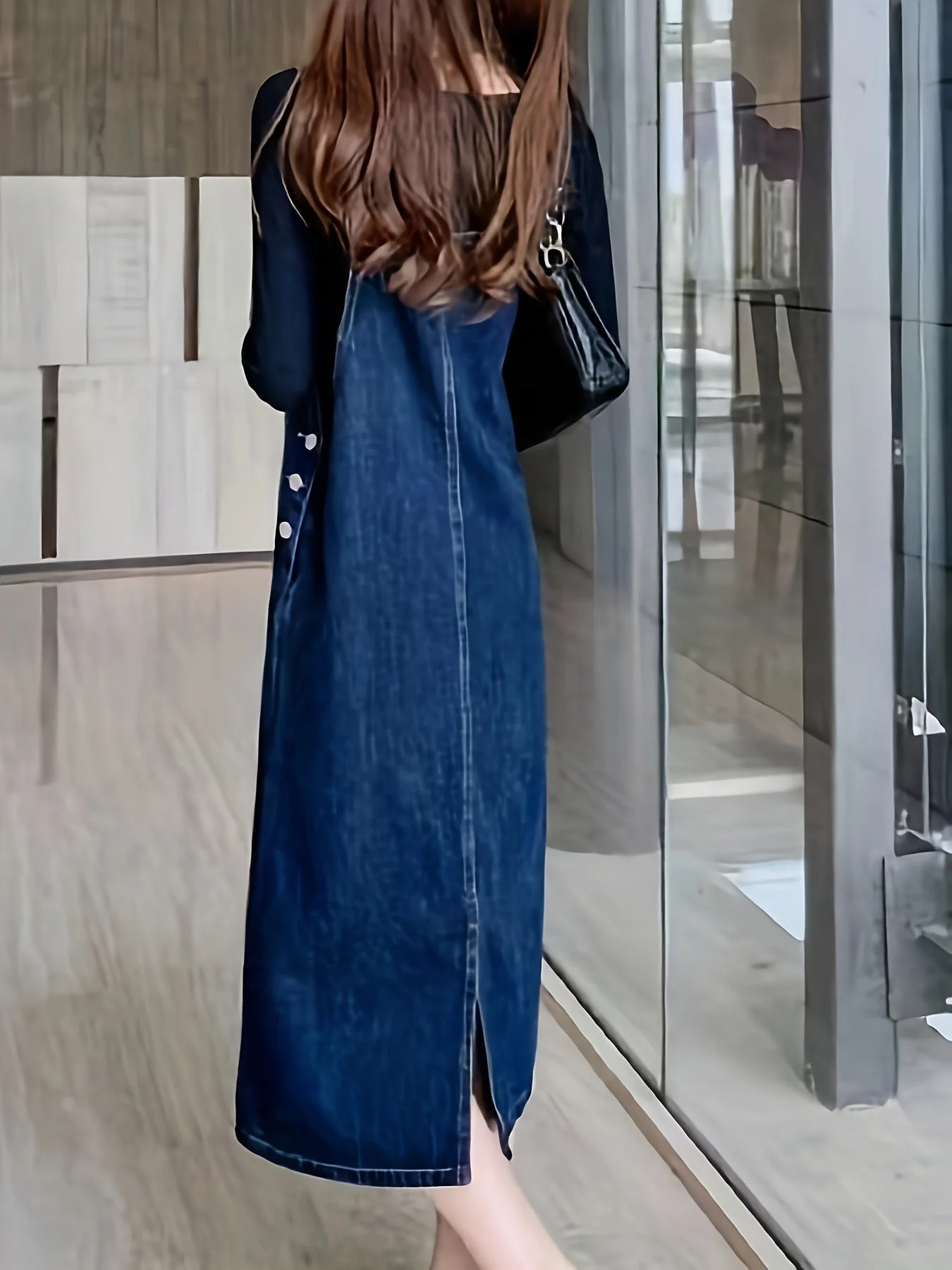 Robe Salopette Décontractée Femme Style Moderne pour Usage Quotidien - Image 8