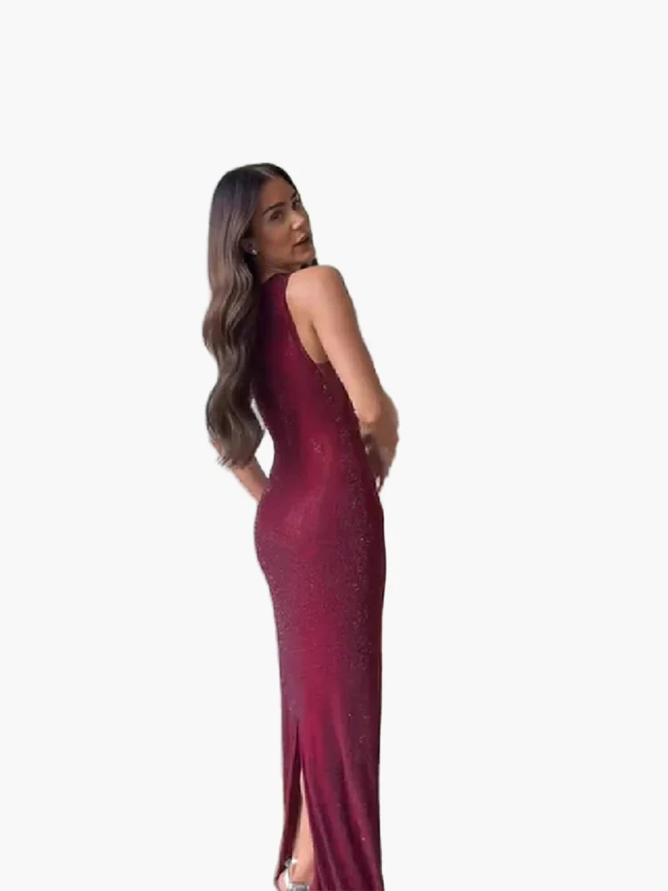 Robe de soirée élégante pour femme coupe sirène style glamour événement formel - Image 5