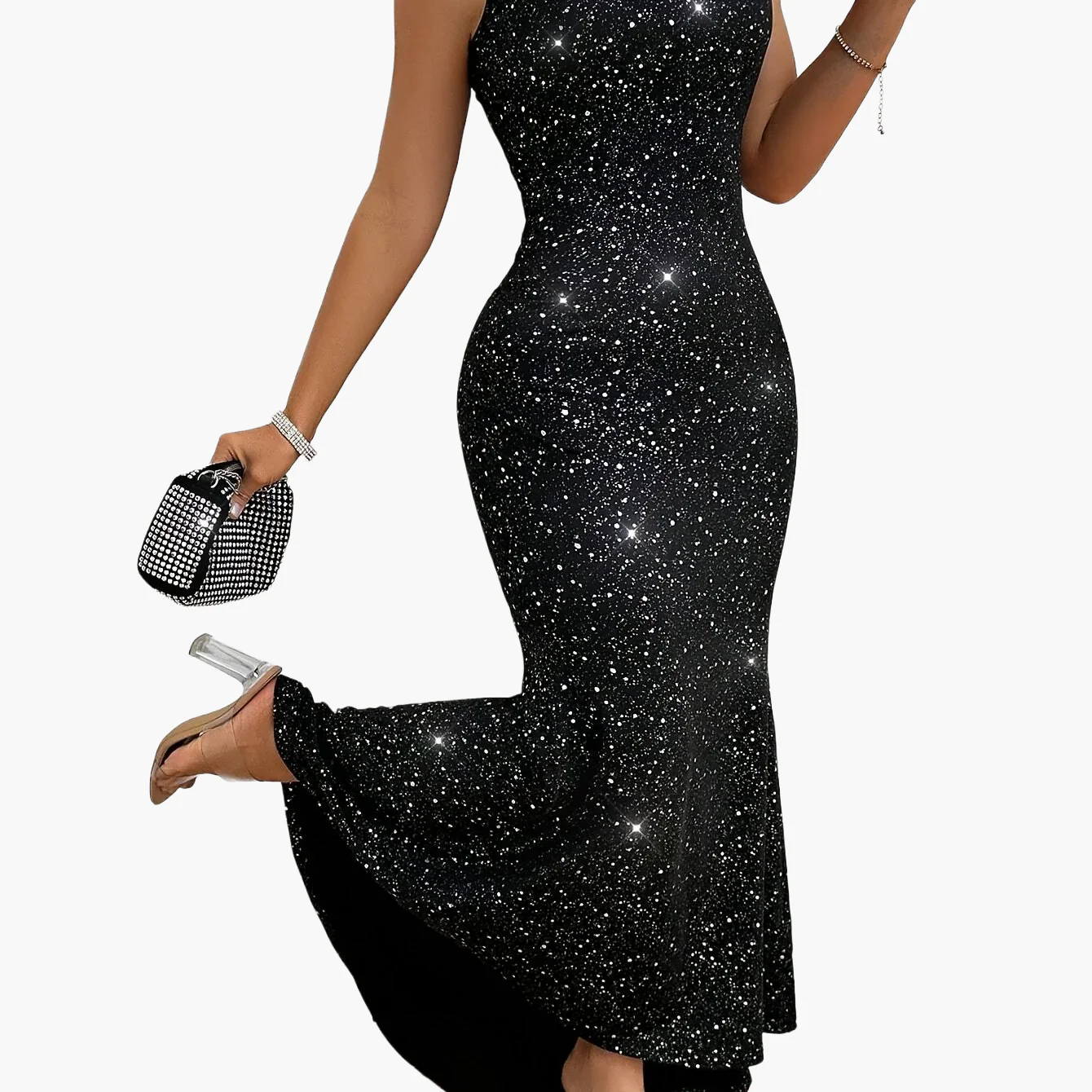Robe de soirée moulante femme style glamour pour occasions spéciales - Image 6