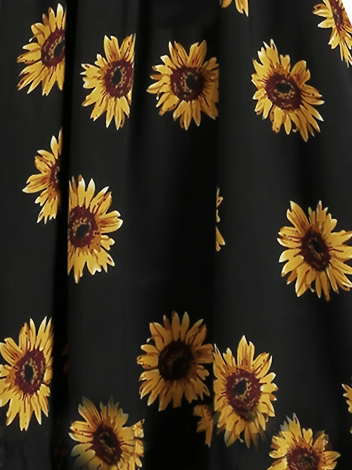 Robe vintage femme style rétro à bretelles, motif tournesol, idéale pour l'été et les occasions décontractées - Image 8