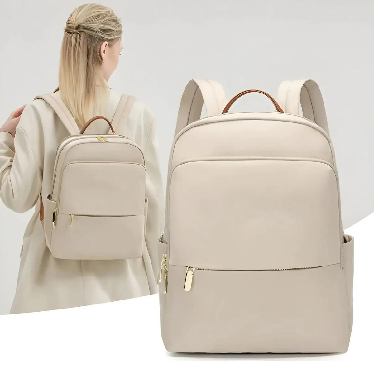 Sac à dos femme élégant et fonctionnel pour travail et voyages - Image 6
