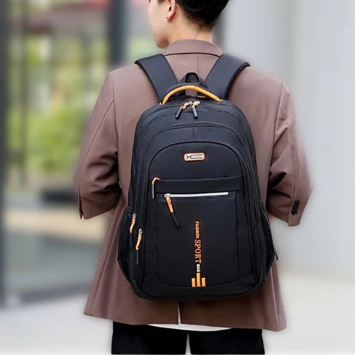 Sac à dos imperméable homme – Style urbain et grande capacité pour voyages et affaires - Image 8