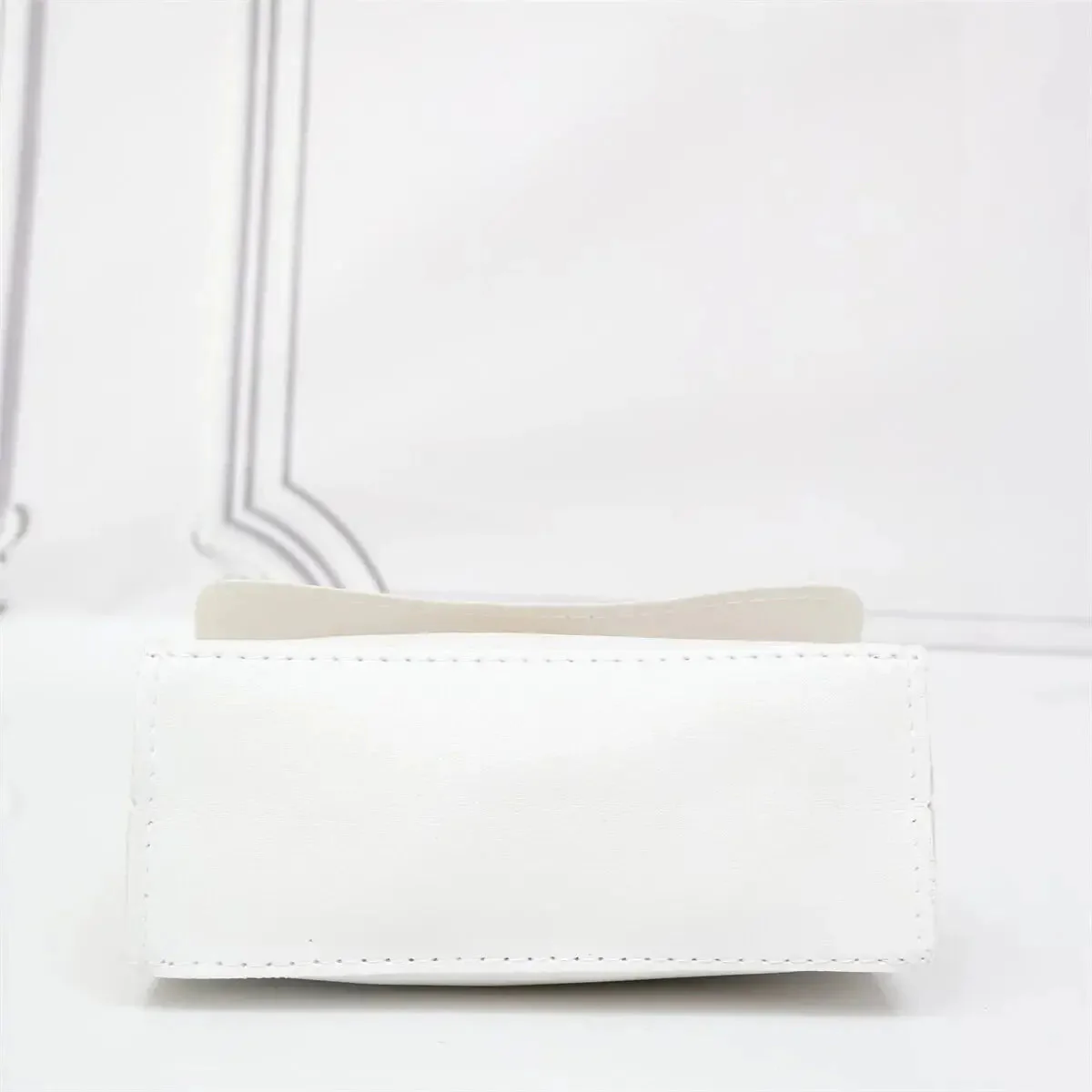 Sac à main femme élégant avec bandoulière chaîne et poignée foulard – Accessoire chic pour toutes occasions - Image 10