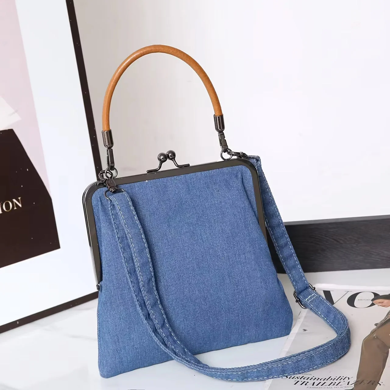 Sac à main femme style rétro moderne pour sorties et travail - Image 5