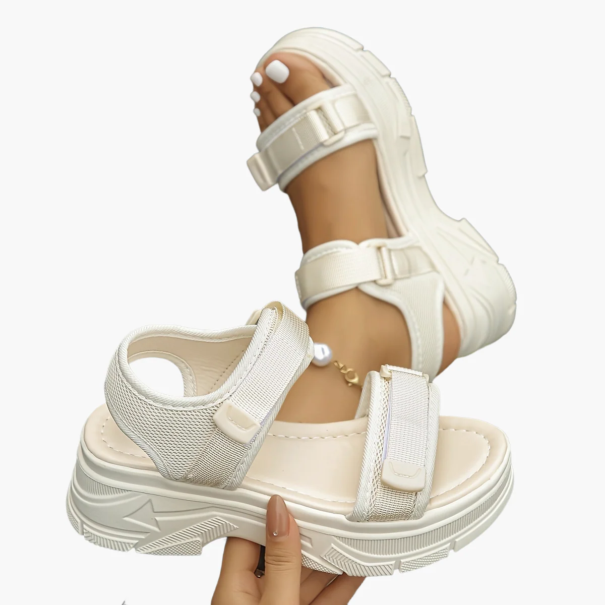 Sandales à plateforme femme style sport pour l'été - Image 13