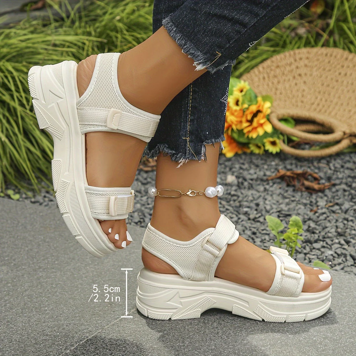Sandales à plateforme femme style sport pour l'été - Image 7
