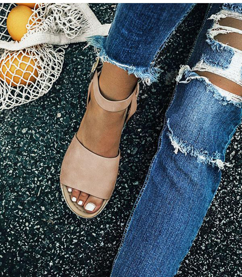 Sandales compensées à plateforme pour femme – Style espadrille moderne et confortable - Image 14