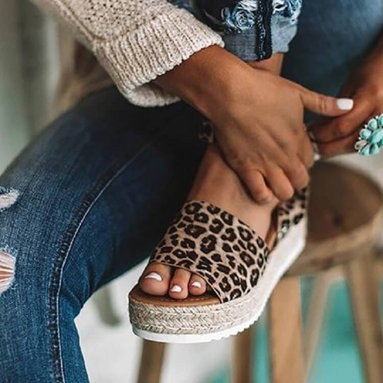 Sandales compensées à plateforme pour femme – Style espadrille moderne et confortable - Image 17